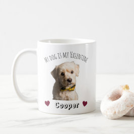 My Dog Is My Valentine – Personalized Pet Kaffemugg
