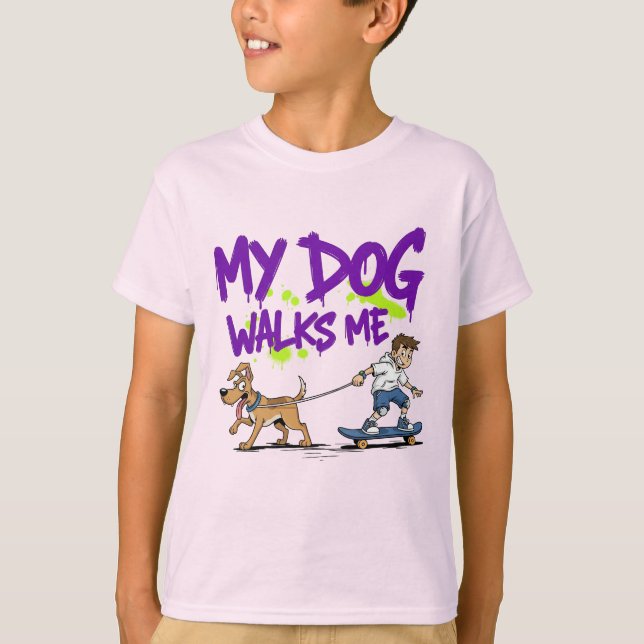 My Dog, My Boss T Shirt (Framsida)