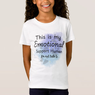 My Emotinal Support Human Funny T Shirt
