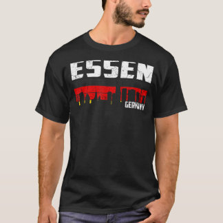My Essen Skyline Tyskland Home City Souvenir T Shirt
