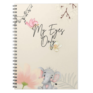 My Eyes Only Notepad Anteckningsbok