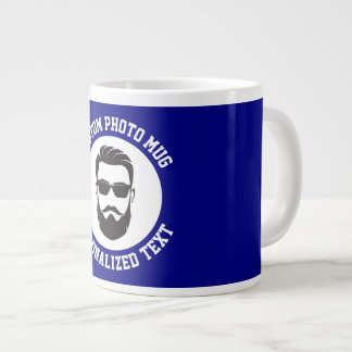 My Face on a NAVY BLUE Custom Giant Mug Jumbo Mugg