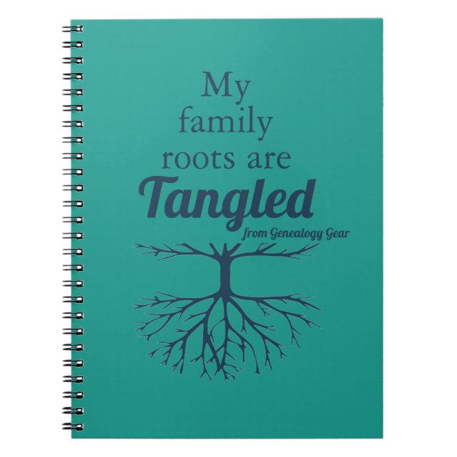 My Family Roots are Tangled Anteckningsbok (Framsidan)