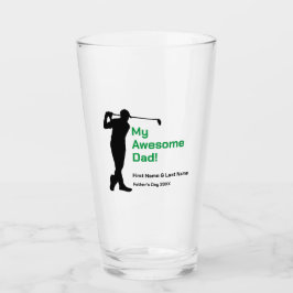 "My Fantastisk Pappa" - Fars dag Glass Tumbler Glaskopp