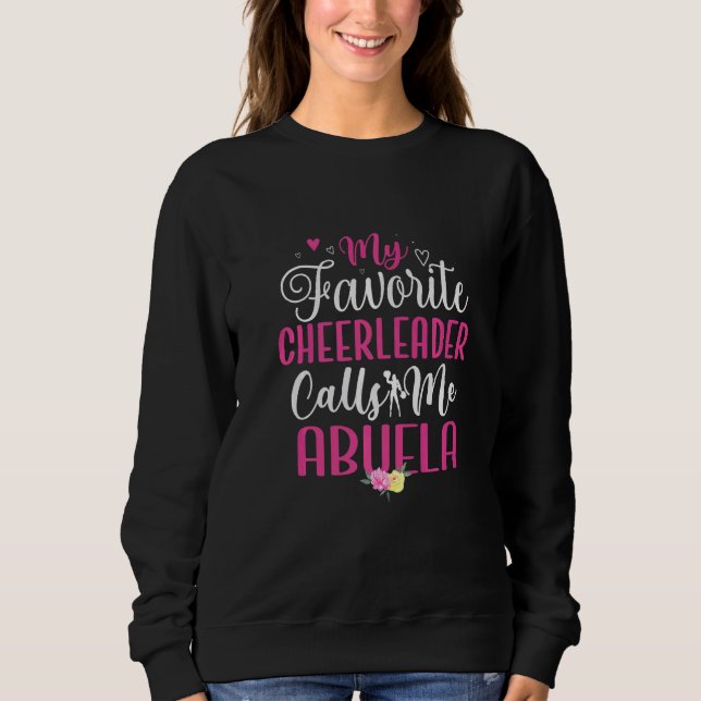 My Favorite Cheerleader calls me Abuela Cute T Shirt (Framsida)