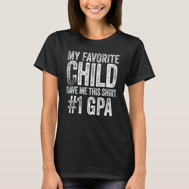 My Favorite Child Gave Me This     Grandpa Christm T Shirt (Framsida)