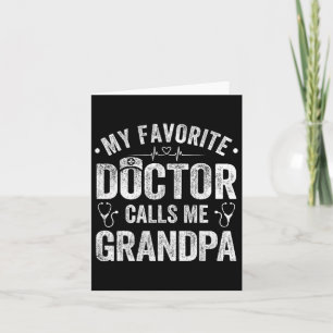 My Favorite Doktor kallar mig Grandpa Far&#; s Da Kort