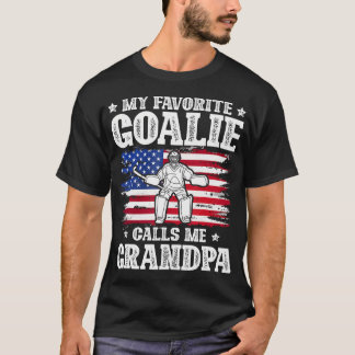 My Favorite Goalie Calls Me Grandpa Field Hockey G T Shirt