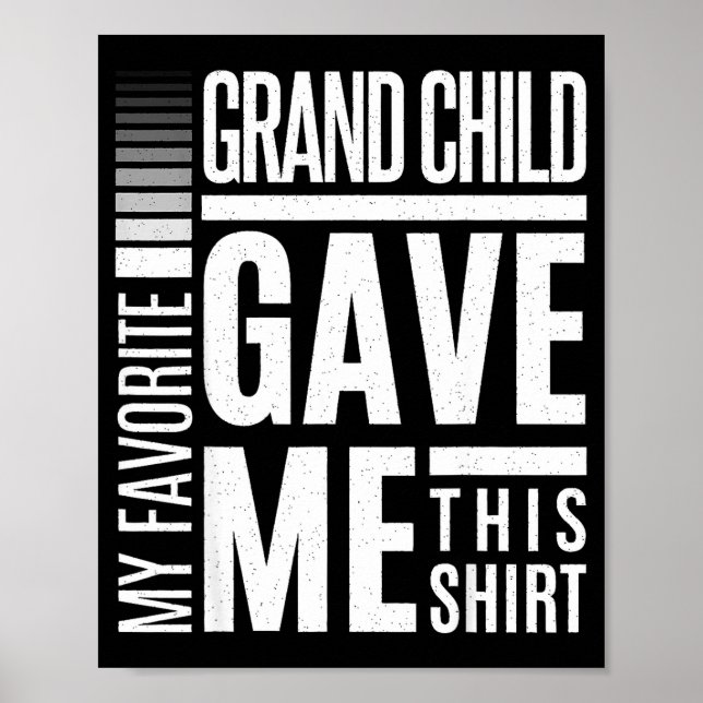 My Favorite Granhild Gave Me This Men Fathers Day  Poster (Framsidan)