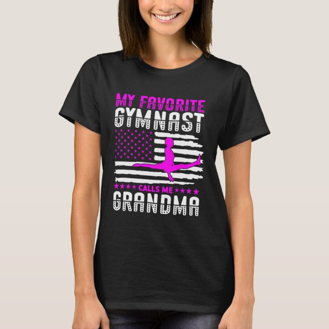 My Favorite Gymnast Calls Me Grandma Gymnastic   1 T Shirt (Framsida)