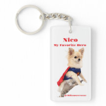 My Favorite Hero Acrylic Keychain