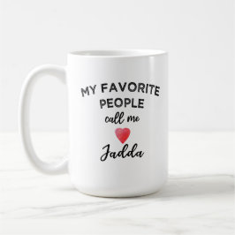 My Favorite People Call Me Jadda Grandma Arabic Kaffemugg