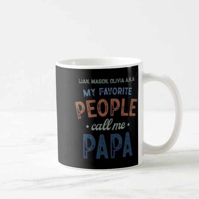 My Favorite People Call Me Papa D  Kaffemugg (Höger)