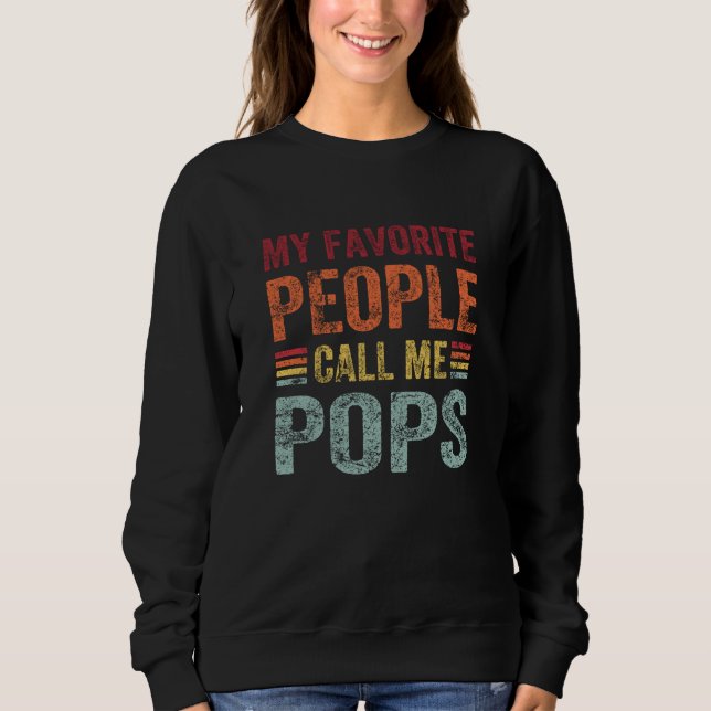 My Favorite People Call Me Pops Papa Grandpa  1 T Shirt (Framsida)