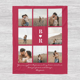 My Favorite Person Script Valentine's Day 8-Photo Fleecefilt