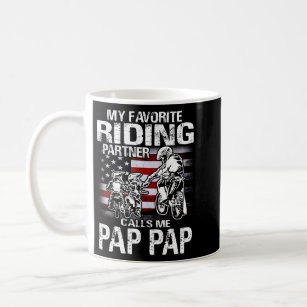 My Favorite Riding Partner Calls Me PAP PAP Dirt B Kaffemugg