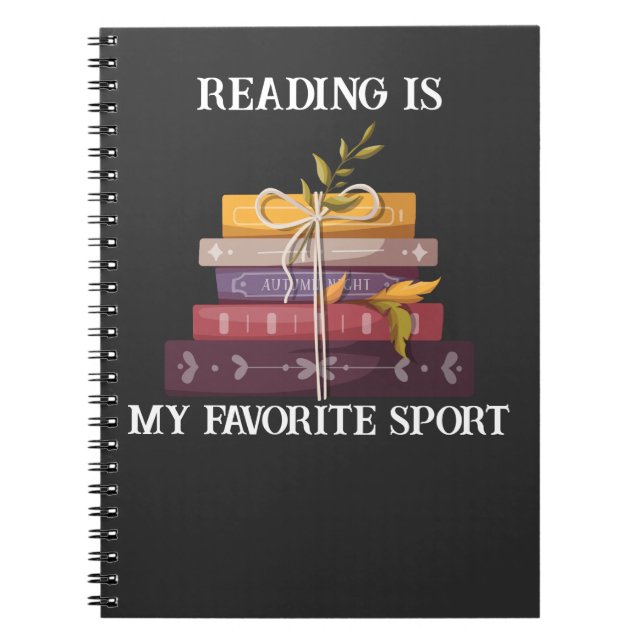 My favorite sport is reading anteckningsbok (Framsidan)