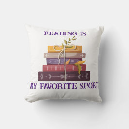 My favorite sport is reading kudde