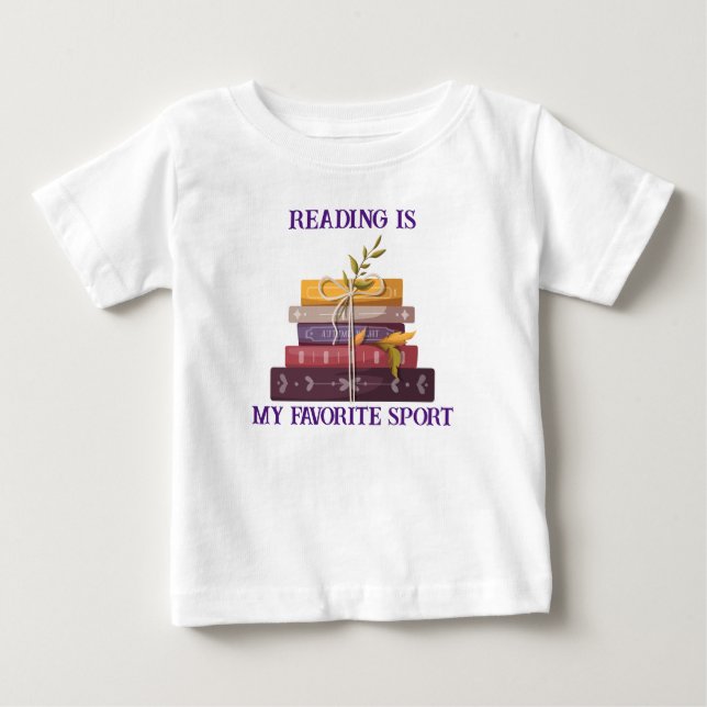 My favorite sport is reading t shirt (Framsida)