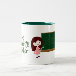 ***MY FAVORITE TEACHER*** Två Ton COFFEE MUGG