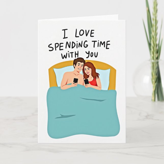 My Favorite Time With You Card Kort (Framsida)