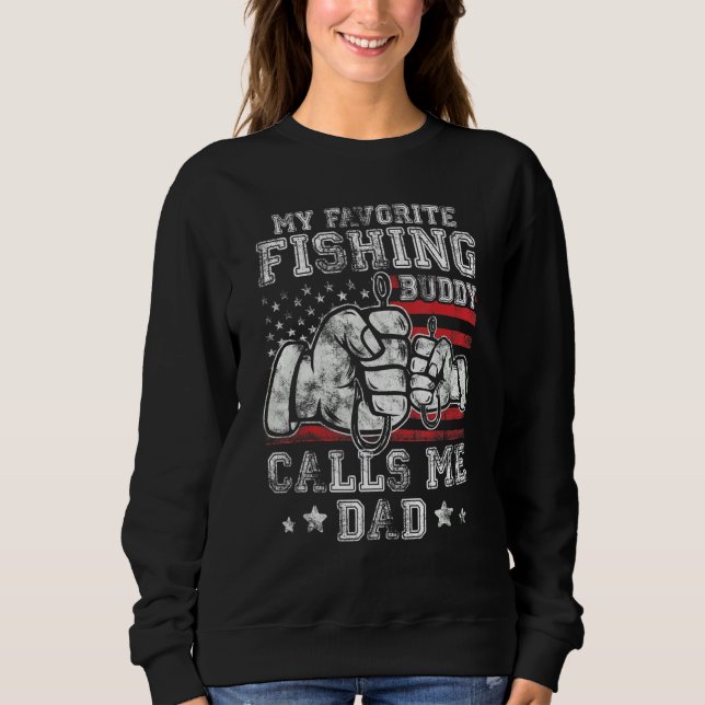 My Favorite US Flag Buddy Call Me Dad US Flag T Shirt (Framsida)
