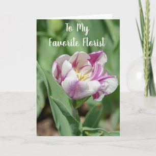**MY FAVORITFLORIST** PÅ BIRTHDAG KORT