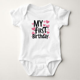 My first birthday , birthday for kids t shirt