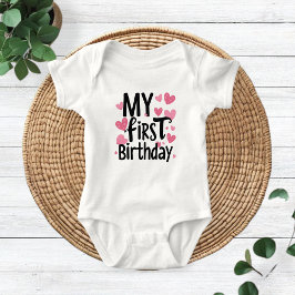 My first birthday , birthday for kids t shirt