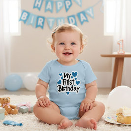 My First Birthday bodysuit T Shirt