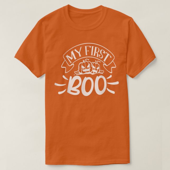 My First Boo  T Shirt (Design framsida)