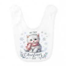 MY FIRST CHRISTMAS BABY SEAL WITH SCARF