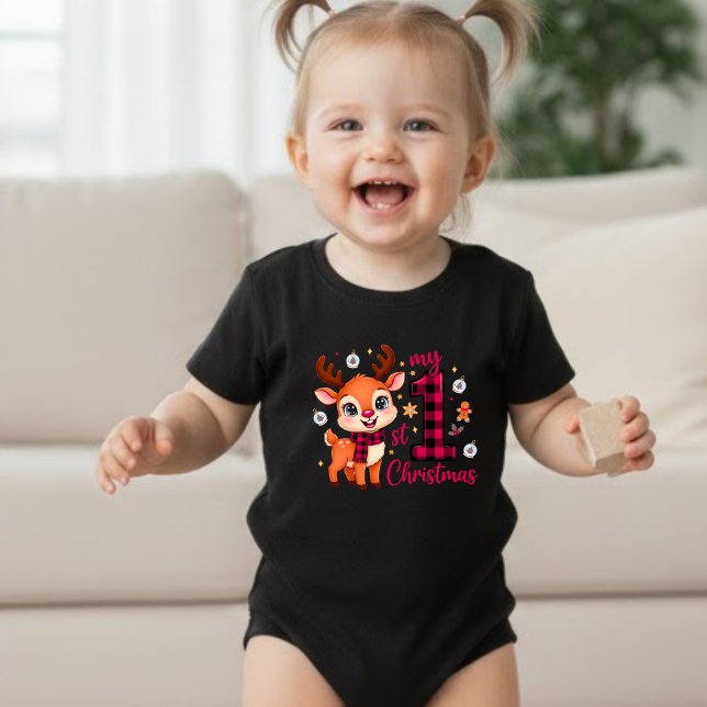 My First Christmas T-Shirt 2025 Baby Girl (Skapare uppladdad)