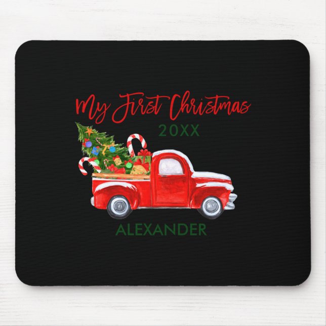 My First Christmas Truck Candy Canes Green Red Bab Musmatta (Framsidan)