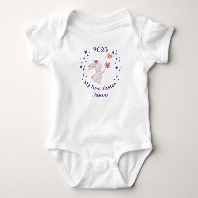 My first Easter 20XX baby name T Shirt (Framsida)
