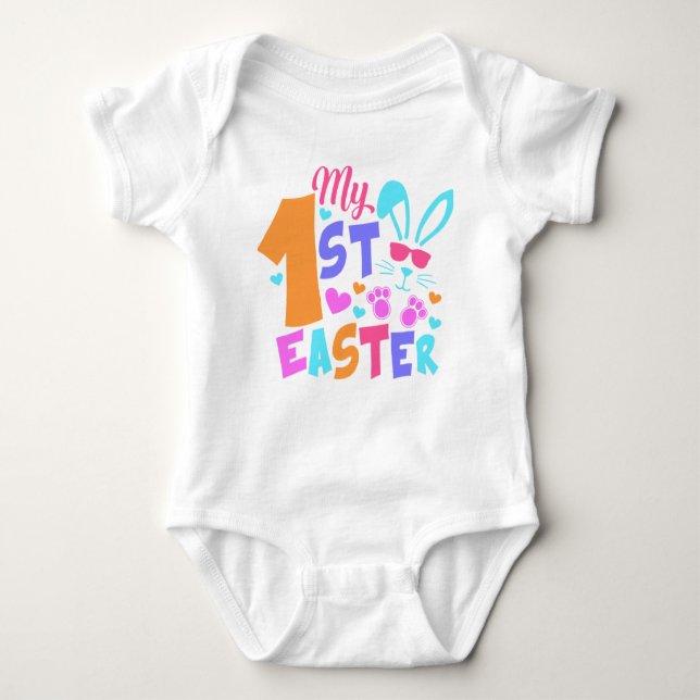 My First Easter New Baby T-Shirt (Framsida)
