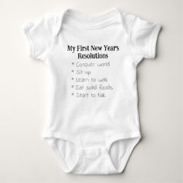 My First New Year's Resolutions, Unisex, Funny    T Shirt
