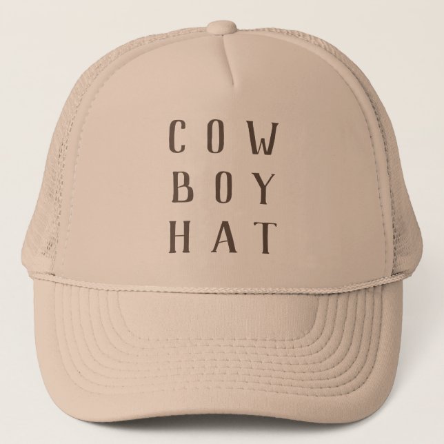 My First Rodeo Western Birthday Cowboy Party Hat Keps (Framsida)