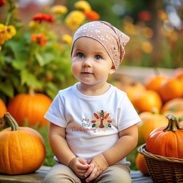My first Thanksgiving, let's give thanks for clean T Shirt (Skapare uppladdad)