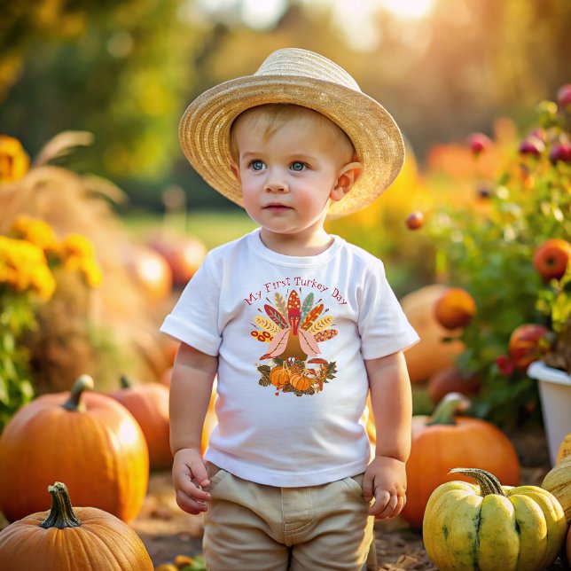 My first Thanksgiving Turkey Day! T Shirt (Skapare uppladdad)
