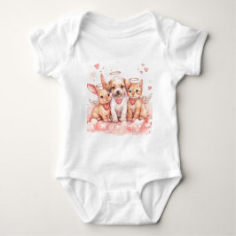 My First Valentine’s Day Outfit | Baby Bunny T Shirt