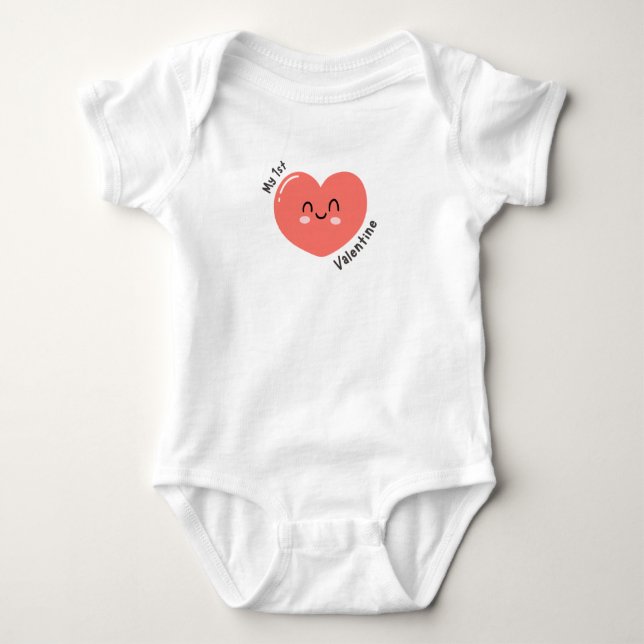 My First Valentine's Day 2026  T Shirt (Framsida)