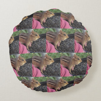 My Friend Chippy Round Pillow Rund Kudde