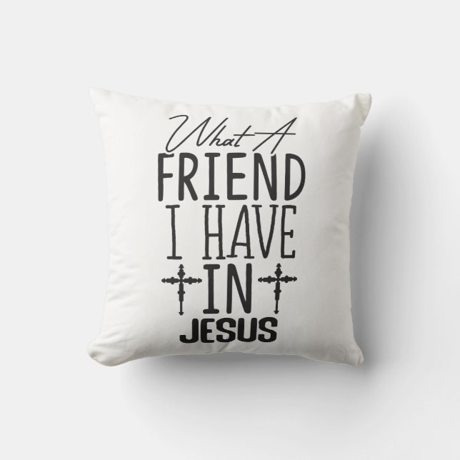 My Friend is Jesus Kudde (Framsida)