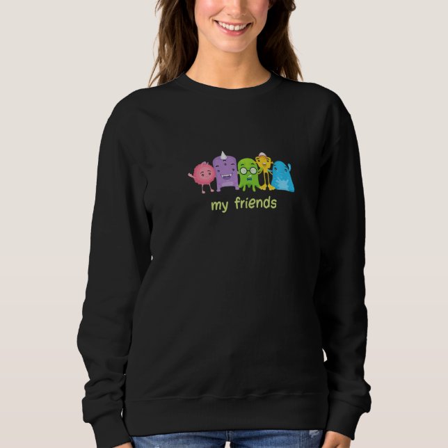 My Friends Funny Friends Premium T Shirt (Framsida)