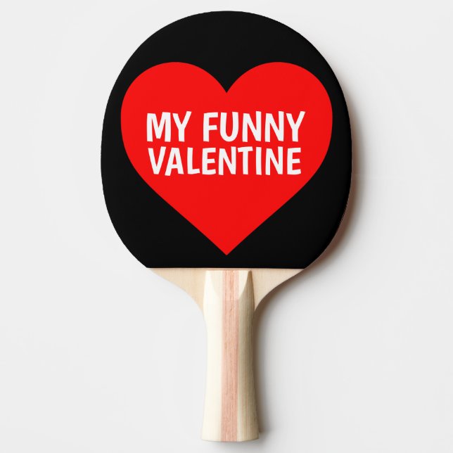 MY FUNNY ALLA HJÄRTANS DAG PING PONG PADDLE PINGISRACKET (Framsidan)