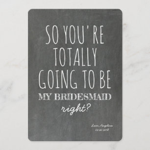 MY Funny Bridesmaid Frieri totalt Inbjudningar