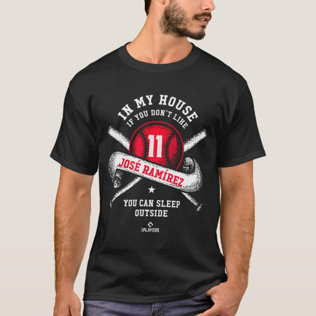 My Funny House Jose Ramirez Mlbpa Mlb T Shirt (Framsida)