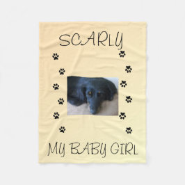 My Fur Babies Peach Glow Fleecefilt