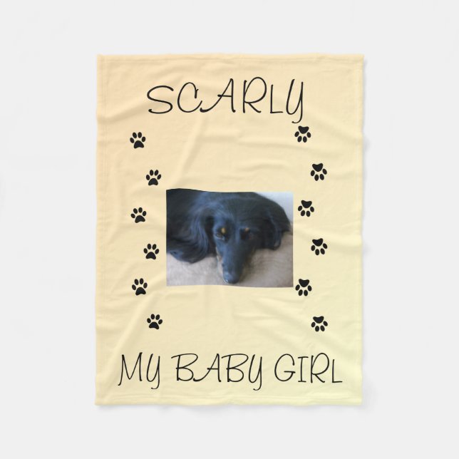 My Fur Babies Peach Glow Fleecefilt (Framsidan)